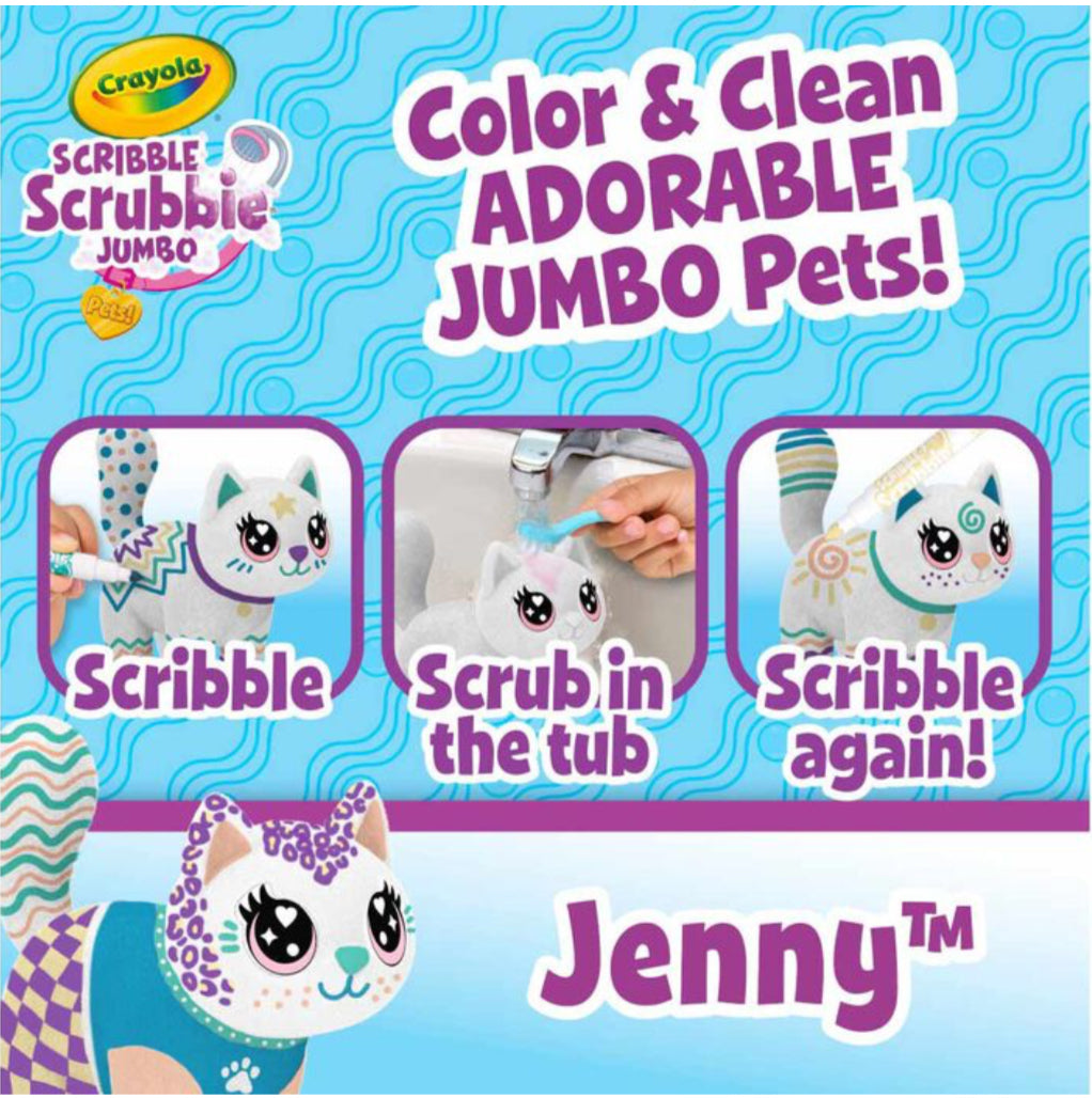 CRAYOLA SCRIBBLE SCRUBBIE JUMBO JENNY