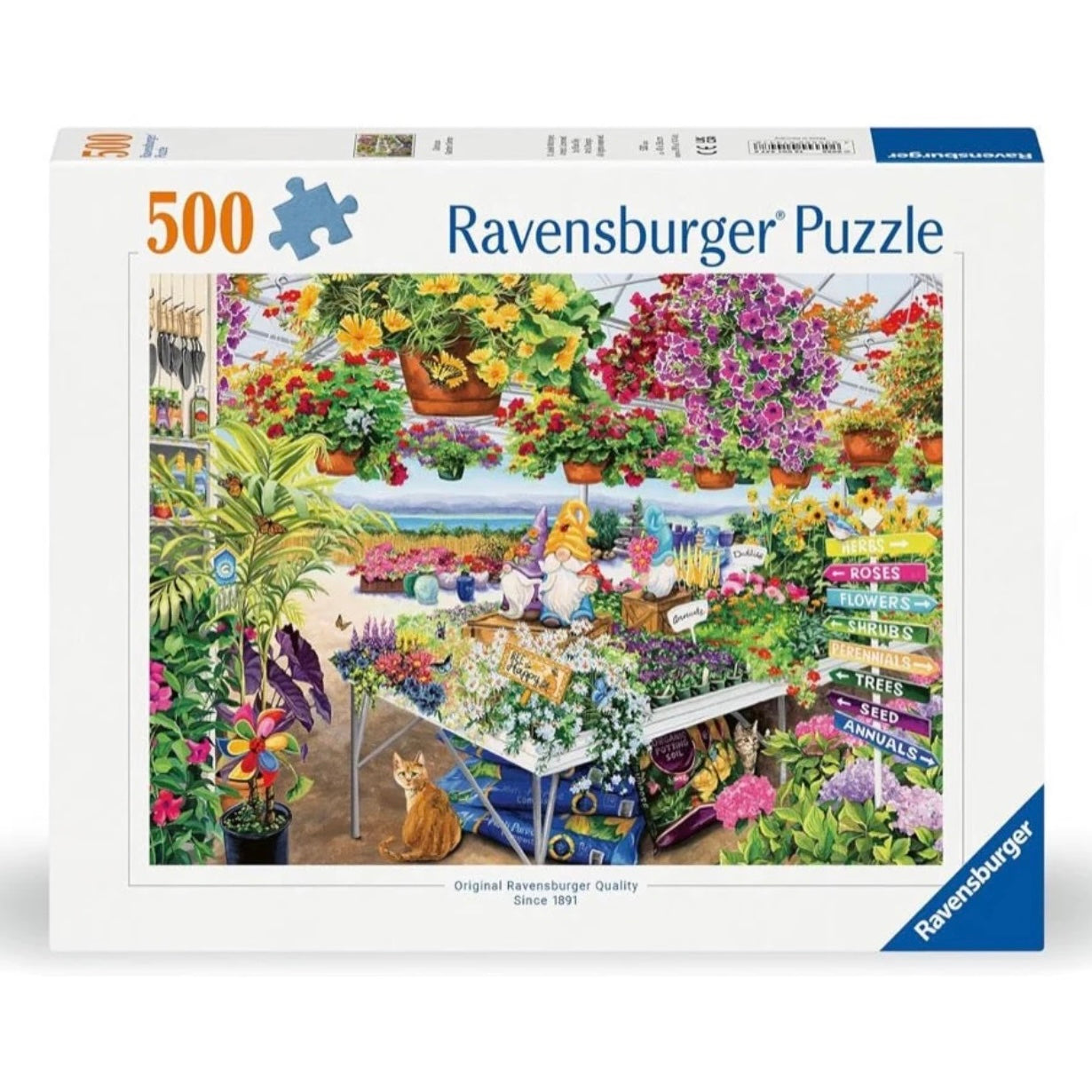 PUZZLE 500PC GLORIOUS GARDEN CENTER