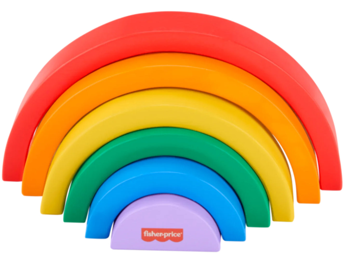 F/P WOODEN STACK RAINBOW CHECK