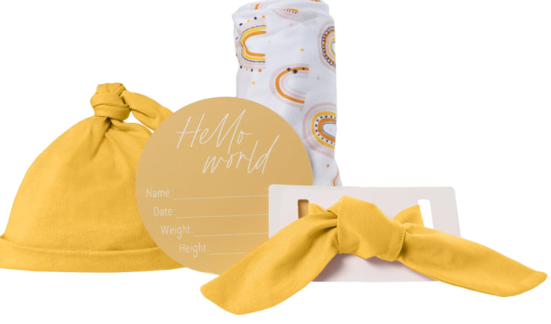 Splosh Baby Announcement Rainbows