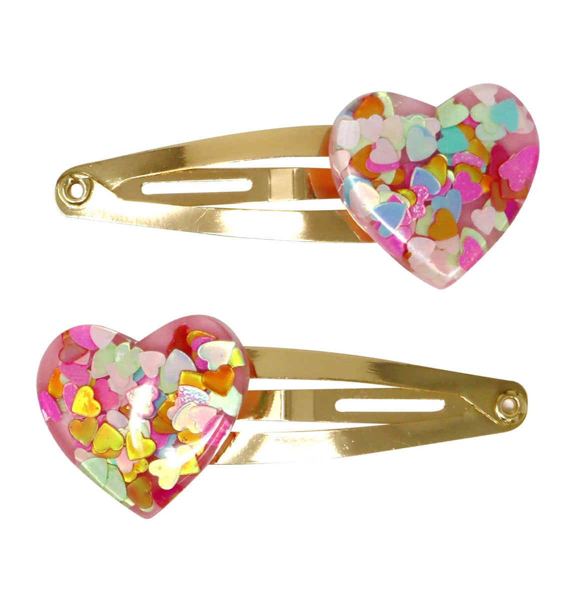 P/Pop Hdg105 Glitter Heart Hair Access