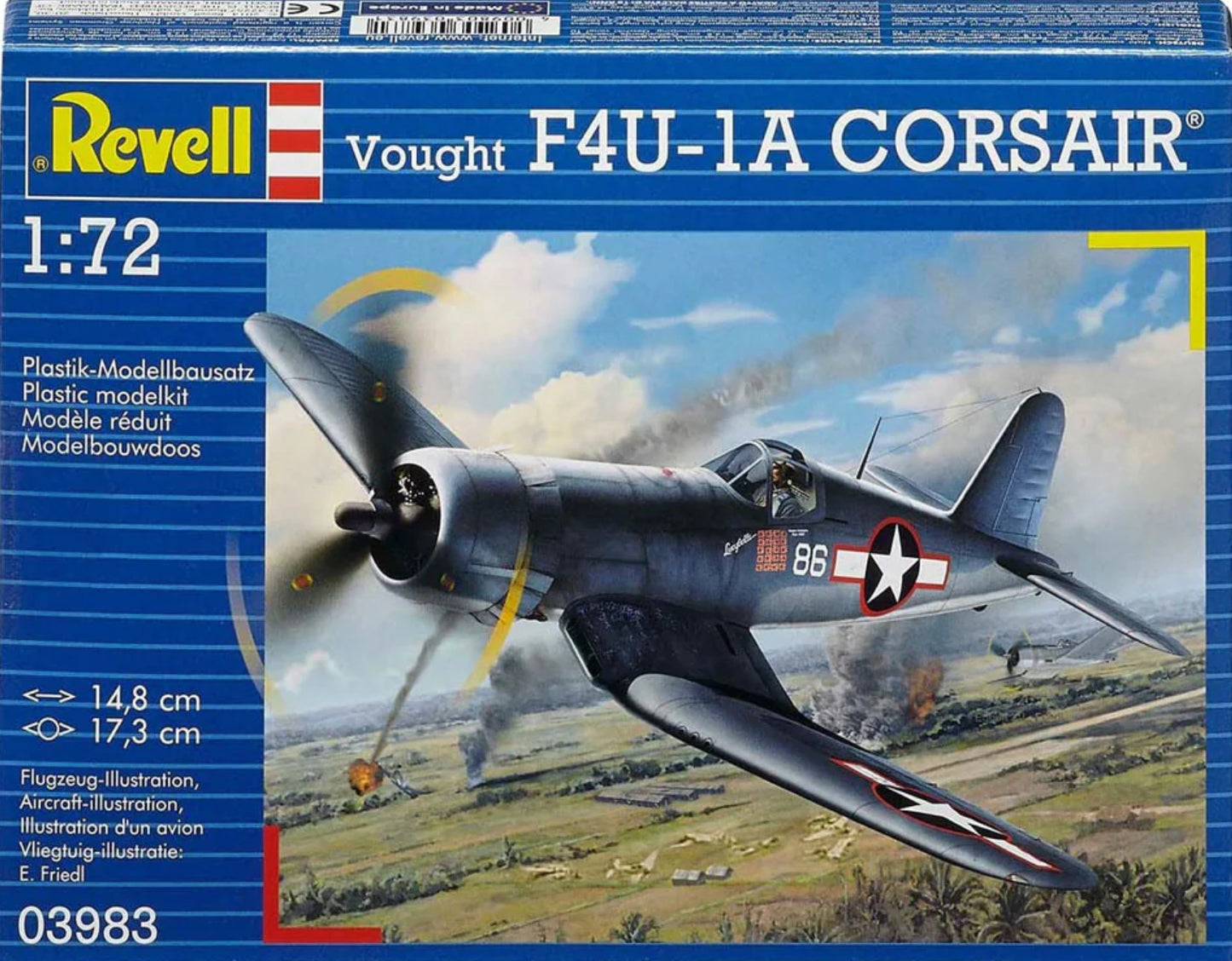Revell 1:72 Starter Vought F4U-1A Corsai