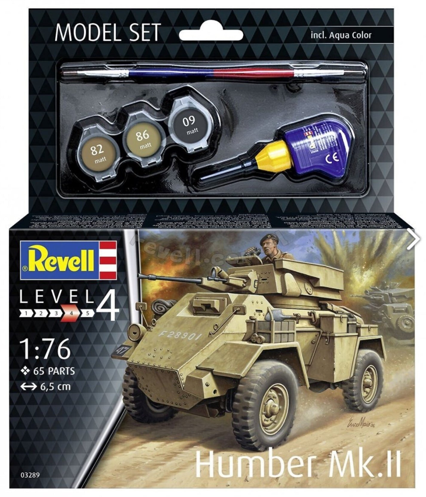 REVELL 1:76 MODEL SET HUMBER MK.II