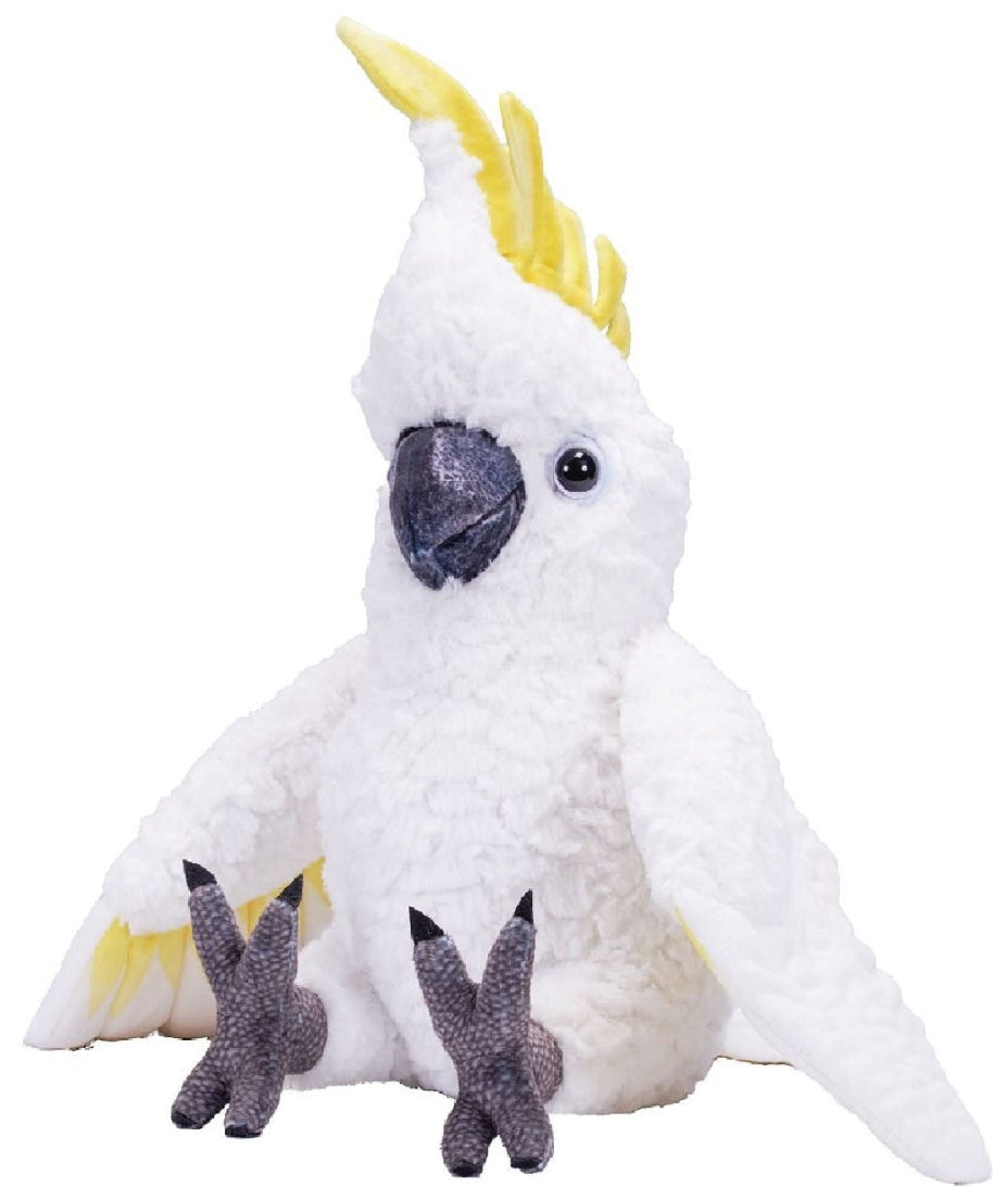 Wild Artist Plush Sulfur Cockatoo