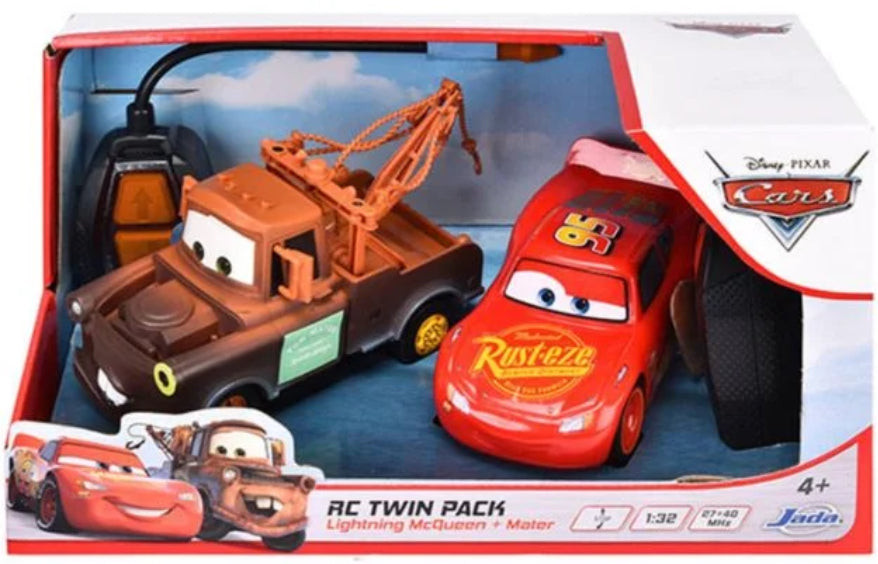 DISNEY CARS R/C TWIN PK MCQUEEN/MATER