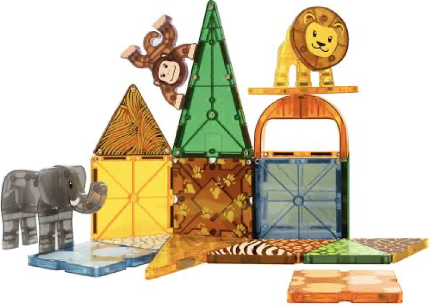 MAGNA TILES SAFARI ANIMALS 25 PC