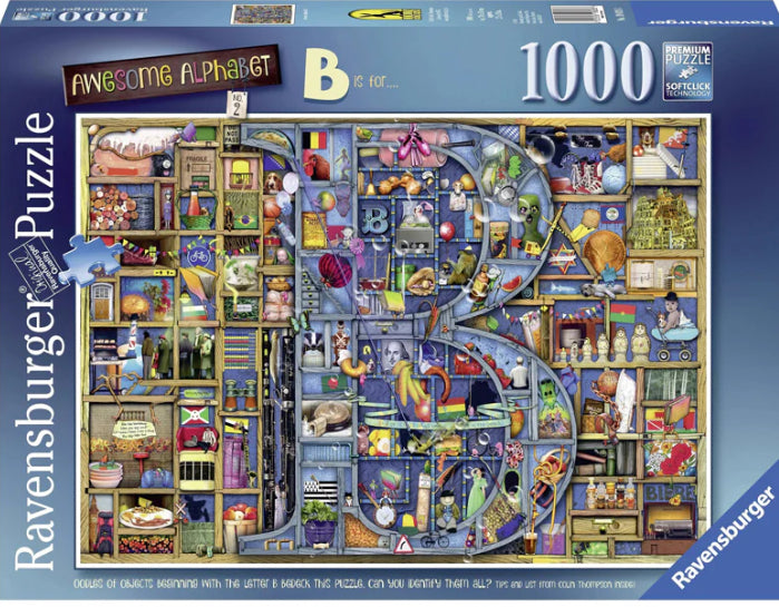 PUZZLE 1000PC AWESOME ALPHABET B