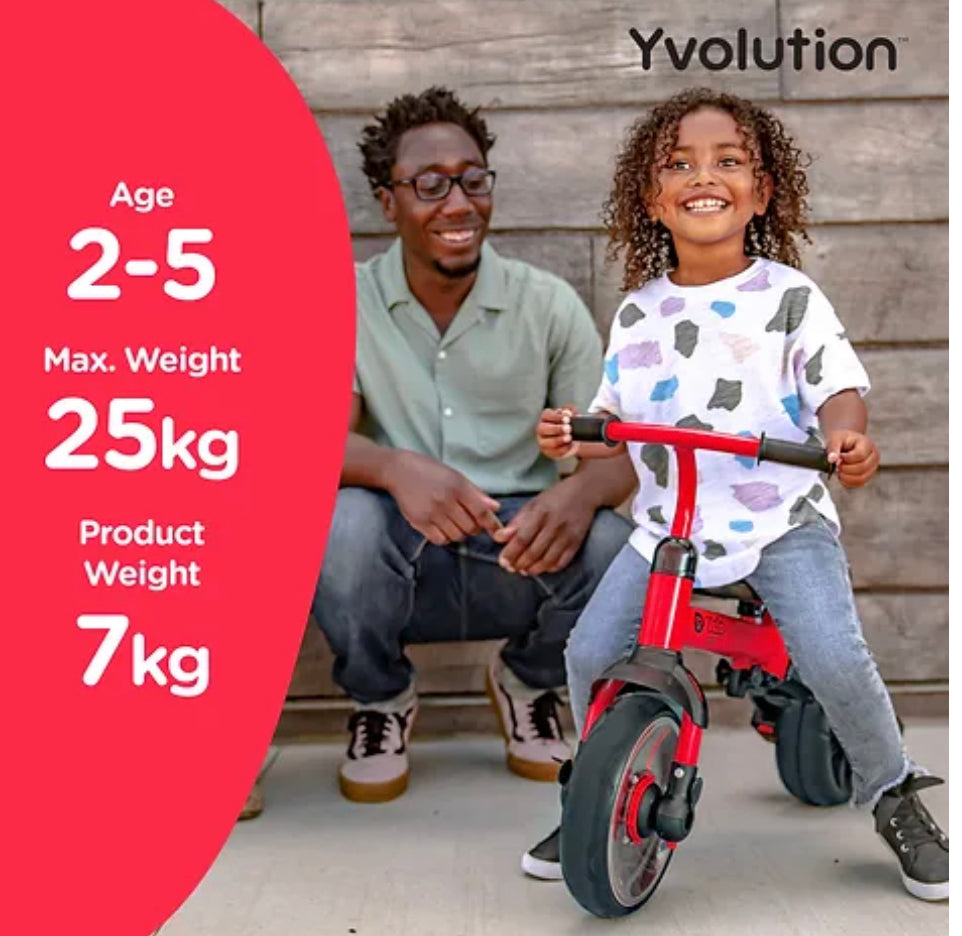 Yvelo Flippa Biketo Trike Red