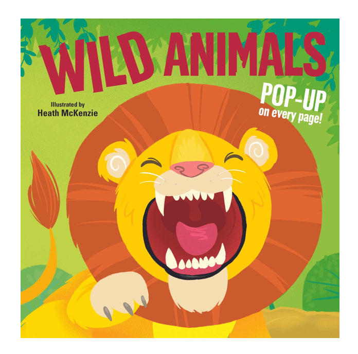 BOOK POP UP WILD ANIMALS