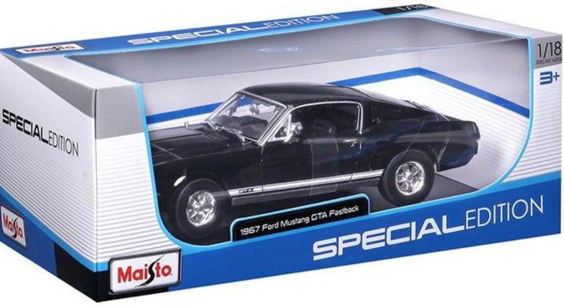 Maisto 1:18 1967 Ford Mustang Fastback