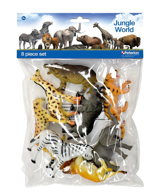 JUNGLE WORLD 8PC PK