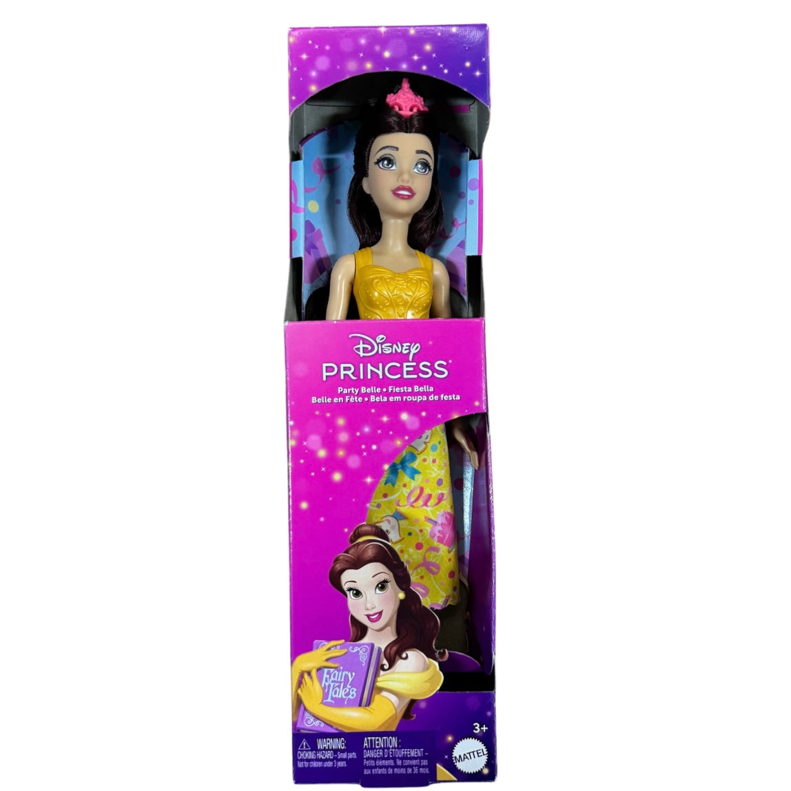 DISNEY PRINCESS PARTY FASHION DOLL AST