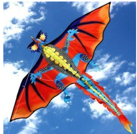 OCEAN BREEZE KITE FIRE DRAGON