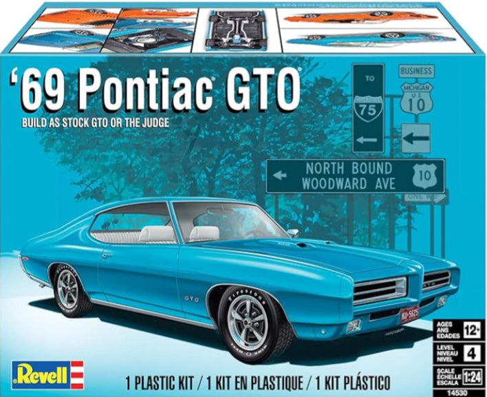 REVELL 1:25 69 PONTIAC GTO THE JUDGE