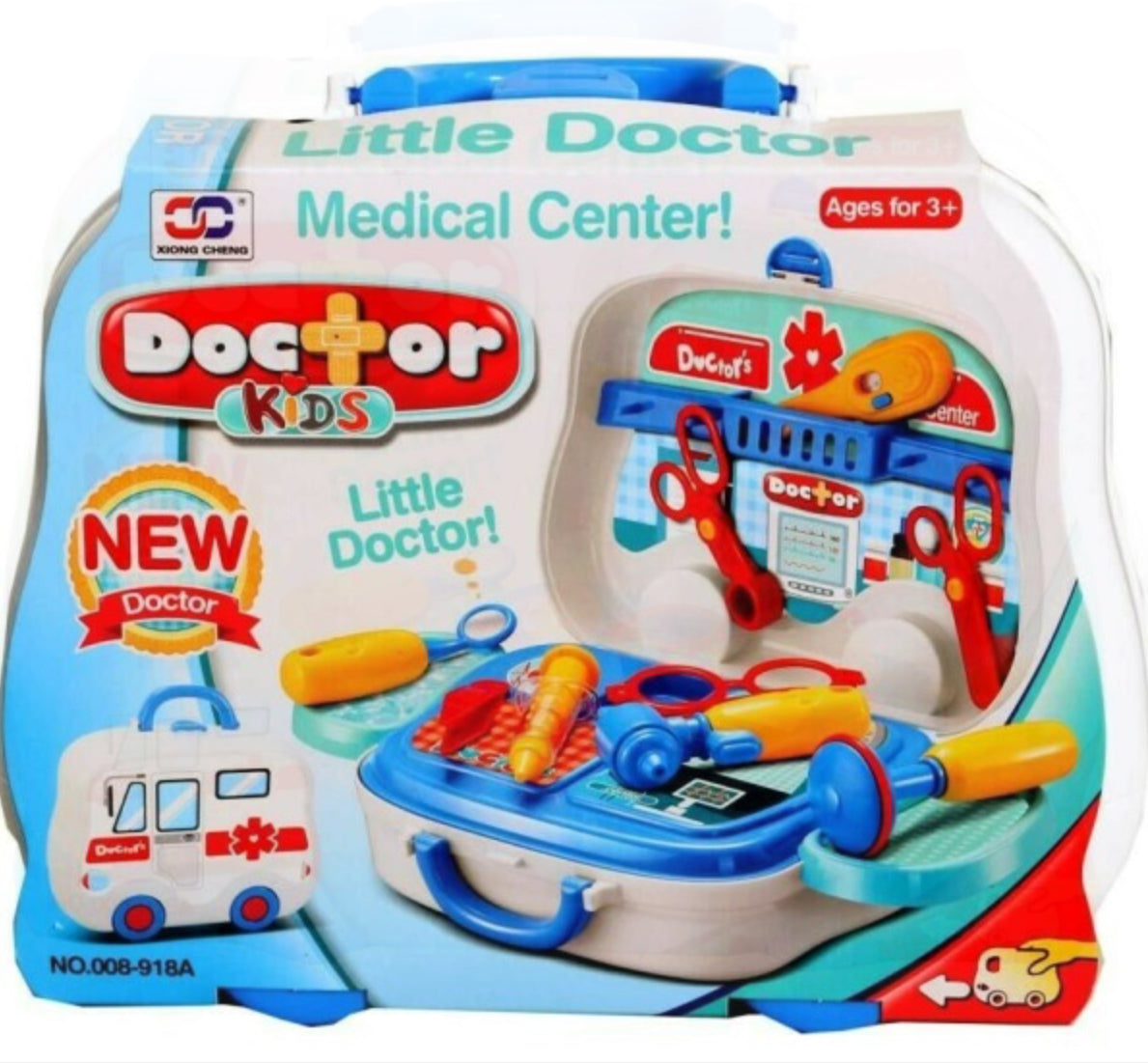 Doctors Set 14Pc In Wheely Carry Case