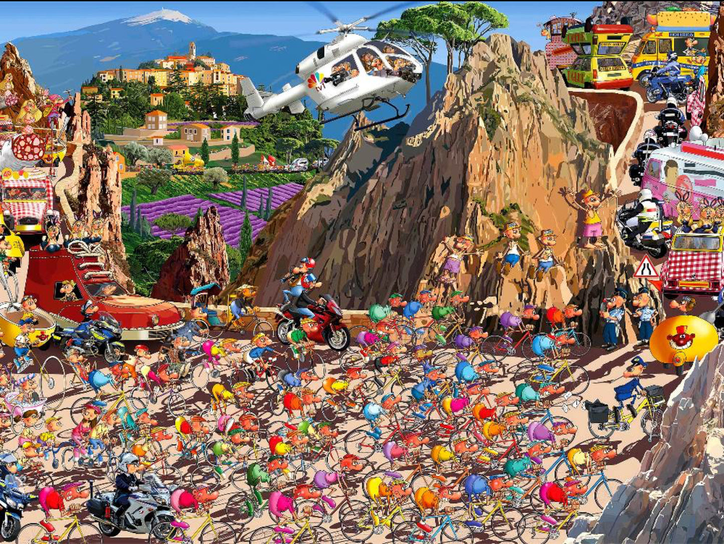 PUZZLE 1000PC RUYER CYCLE RACE