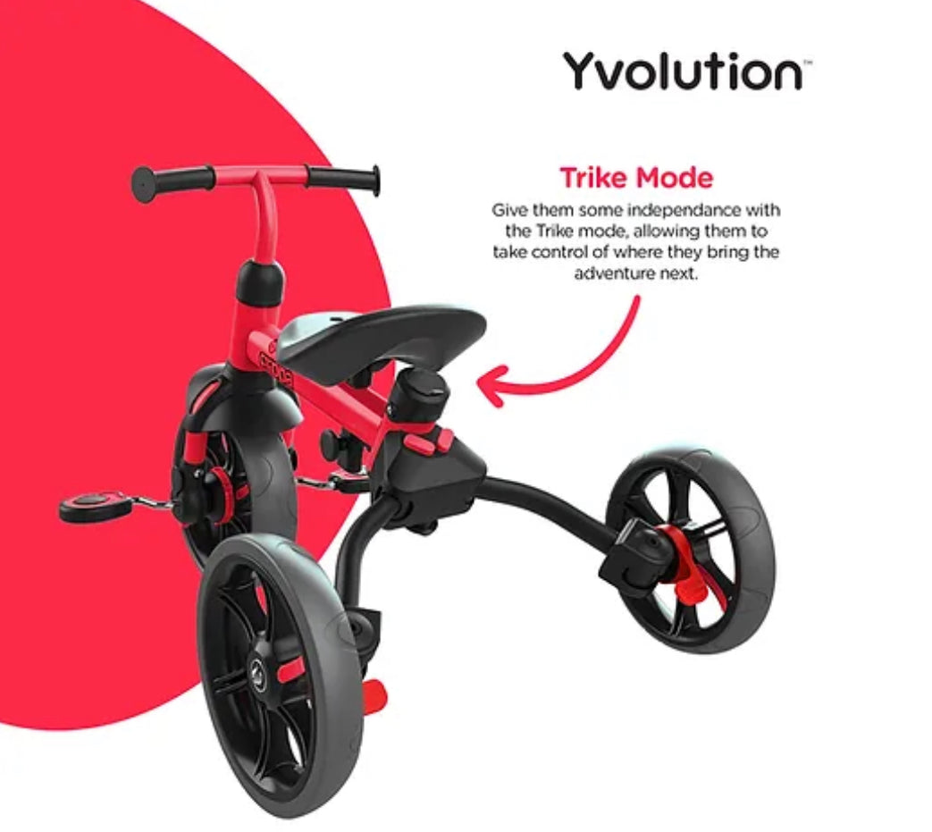 Yvelo Flippa Biketo Trike Red