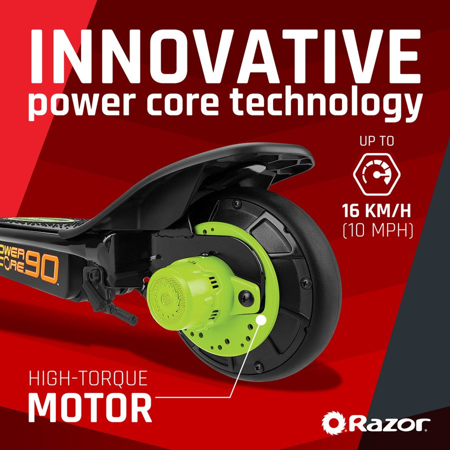 RAZOR POWER CORE E90 ELECT SCOOTER GREEN