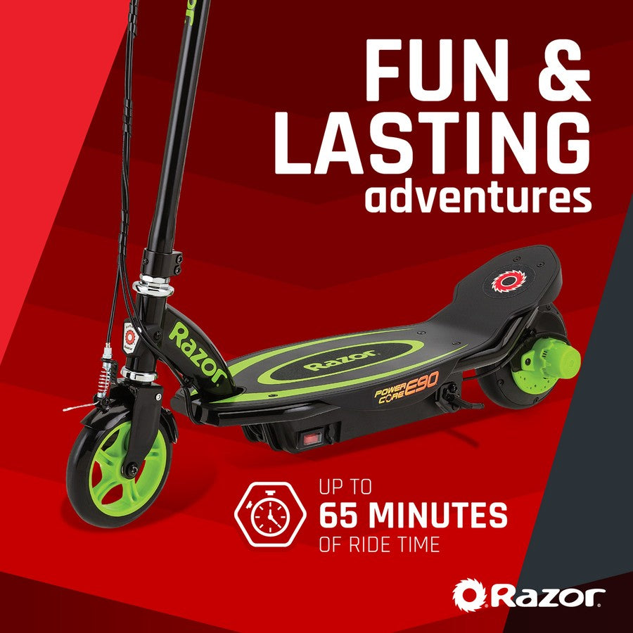RAZOR POWER CORE E90 ELECT SCOOTER GREEN