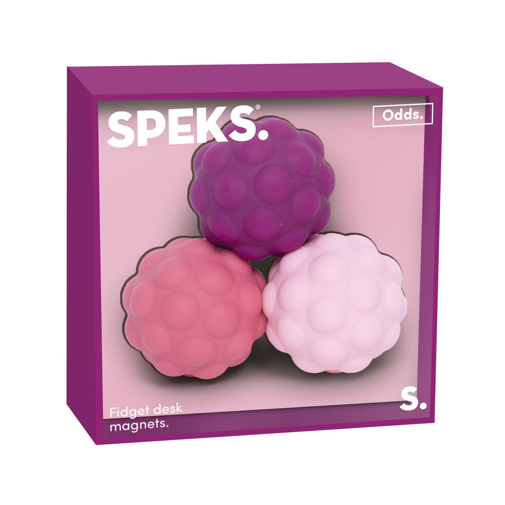 SPEKS SOFT SILICONE FIDGET MAGNETS PINK