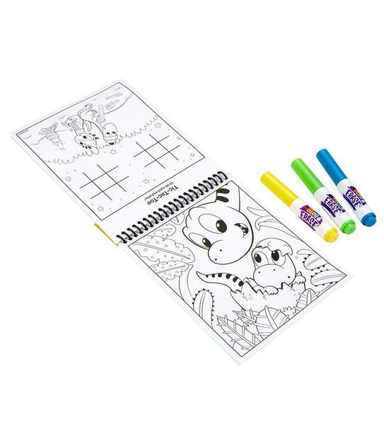 CRAYOLA COL N ERASE DINOSAUR