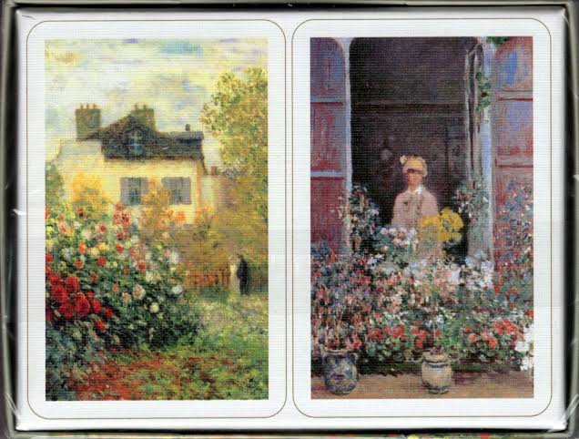 Game Playing Cards Dbl Monet Maison Brid
