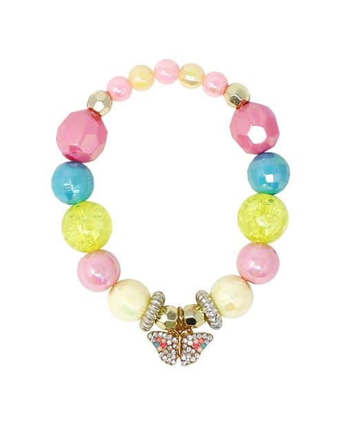 P/Pop Bcm111 Rhinestone Butterfly Brace