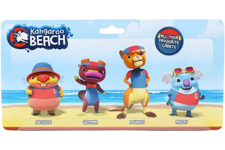Kangaroo Beach Figures 4 Pack