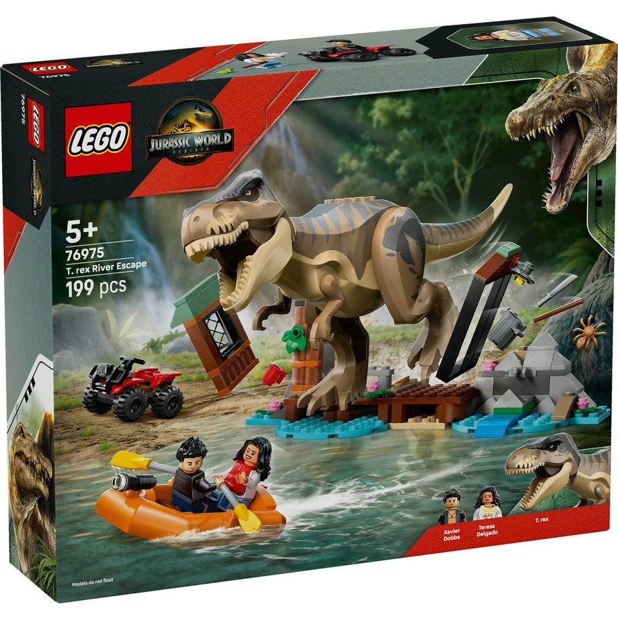 LEGO 76975 JW T REX RIVER ESCAPE