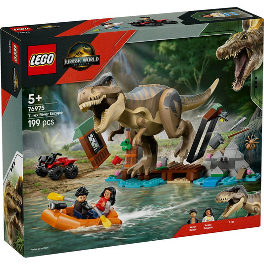 LEGO 76975 JW T REX RIVER ESCAPE