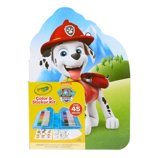 CRAYOLA COLOR & STICKER KIT PAW PATROL