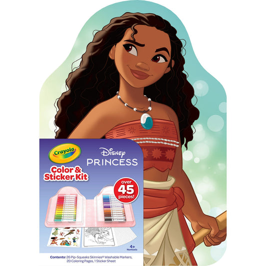CRAYOLA COLOR & STICKER KIT PRINCESS
