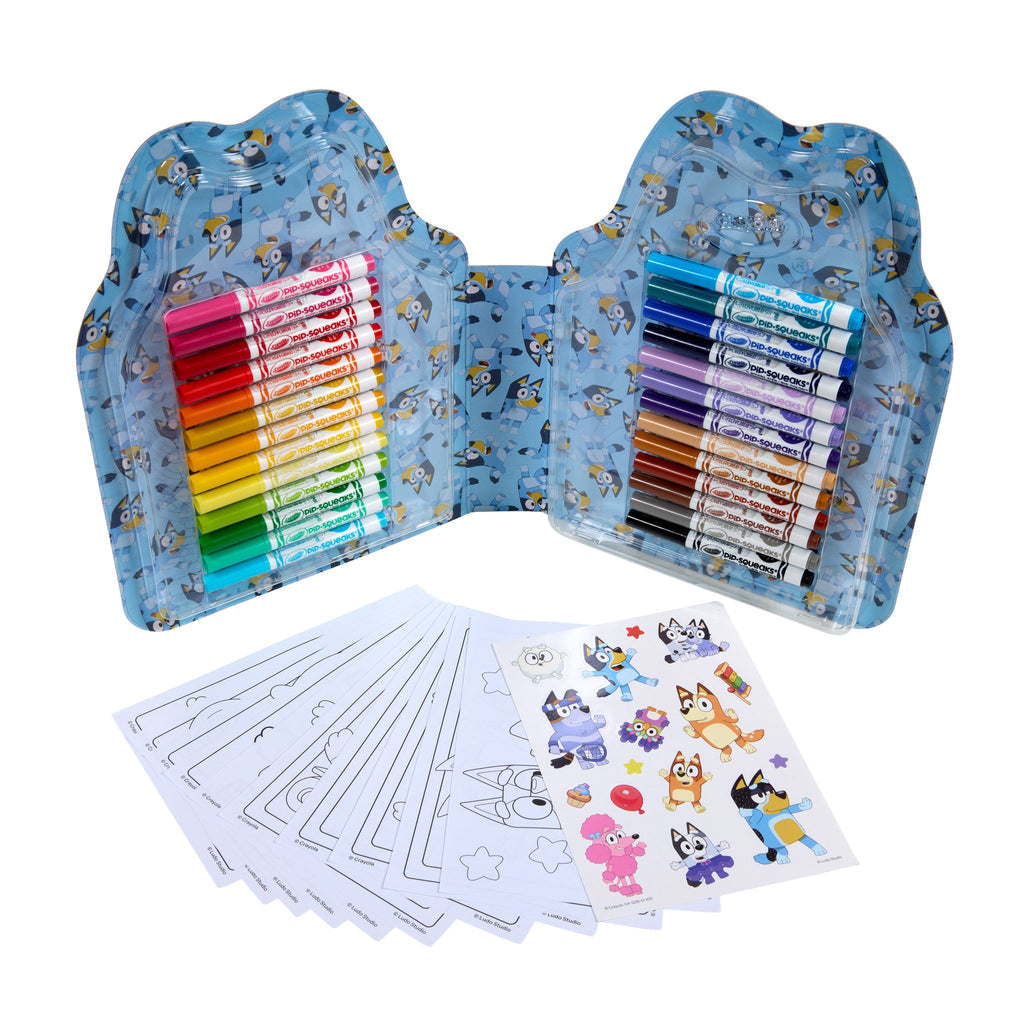 CRAYOLA COLOR & STICKER KIT BLUEY