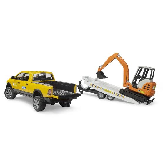 BRUDER RAM 2500 POWER WAGON & EXCAVATOR