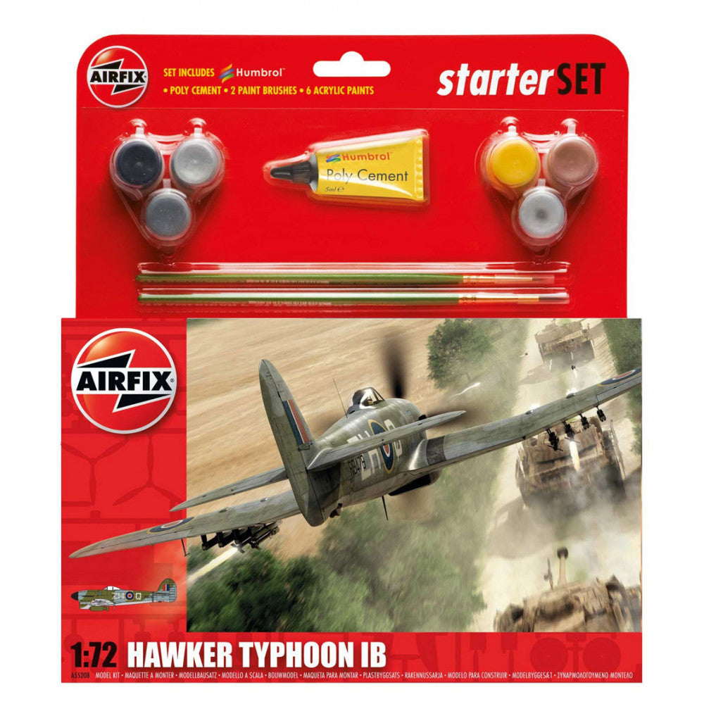 Airfix 1:72 Starter Set Hawker Typhoon