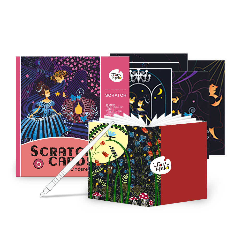 SCRATCH CARD SET CINDERELLA