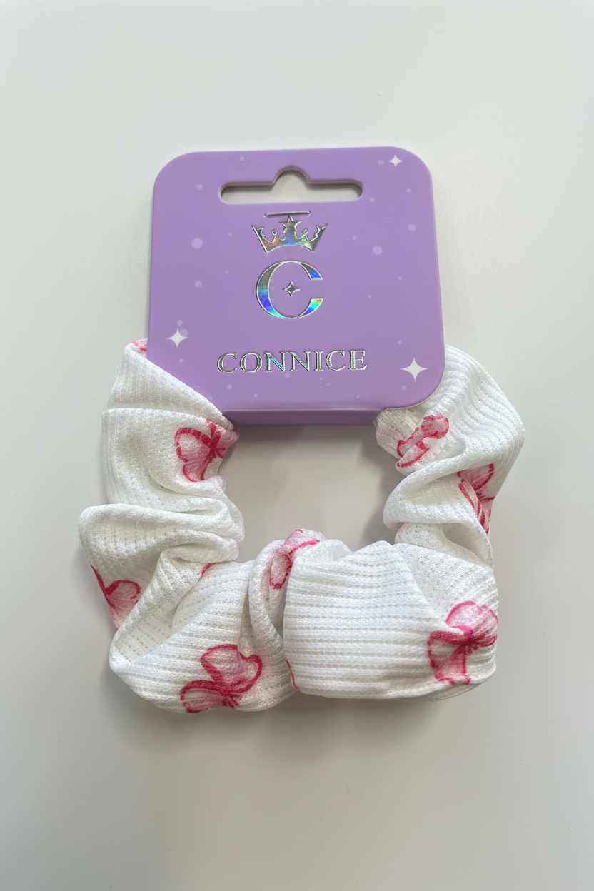 C/NICE HC11093 KNIT TEXTURED SCRUNCHIE
