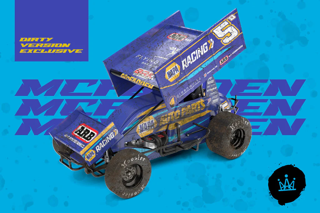 SPRINTCAR #D5 NAPA RACING DIRTY VERSION