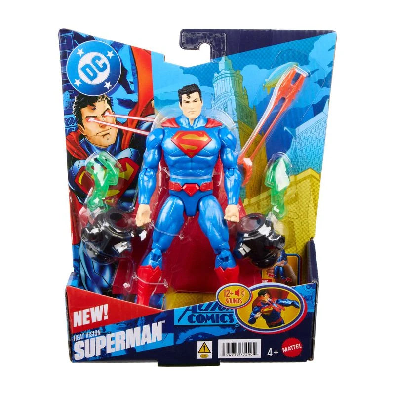 DC 6 INCH FEAT FIG HEAT VISION SUPERMAN