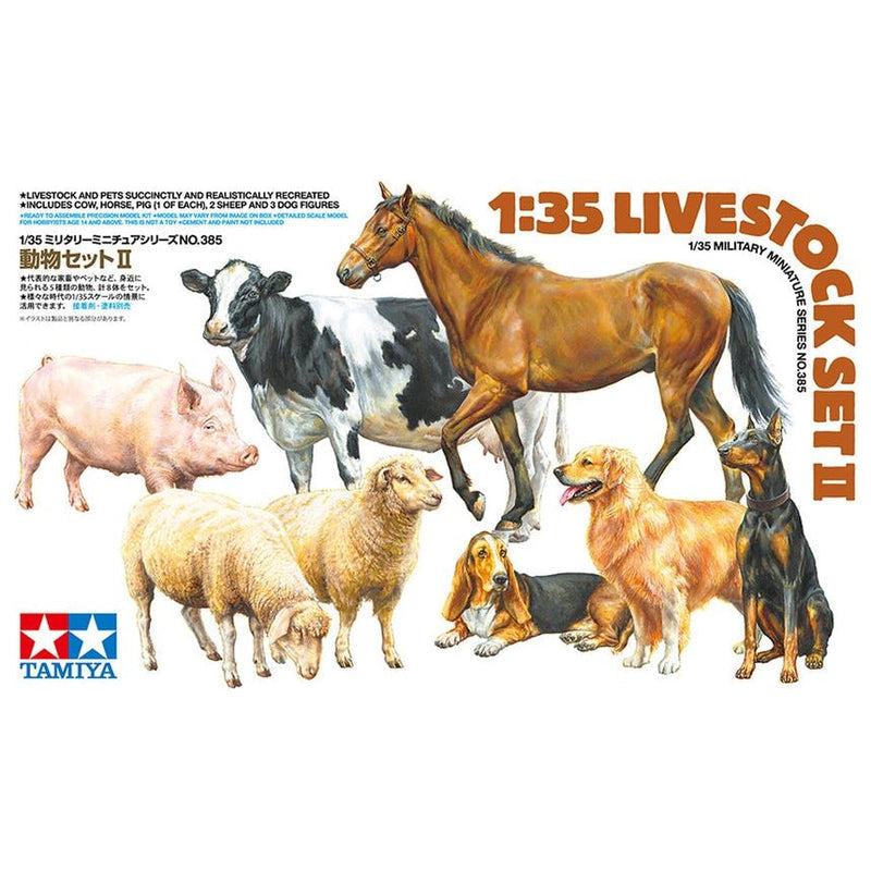 Tamiya 1:35 Livestock Set