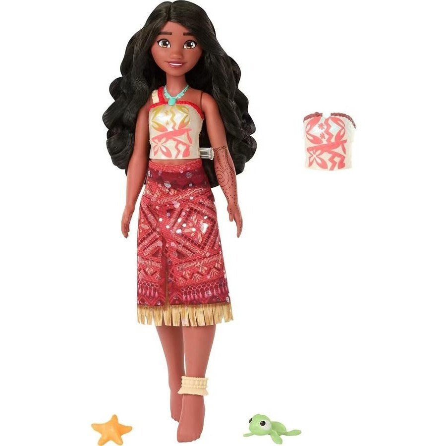 DISNEY MOANA 2 SWIMMING MOANA DOLL