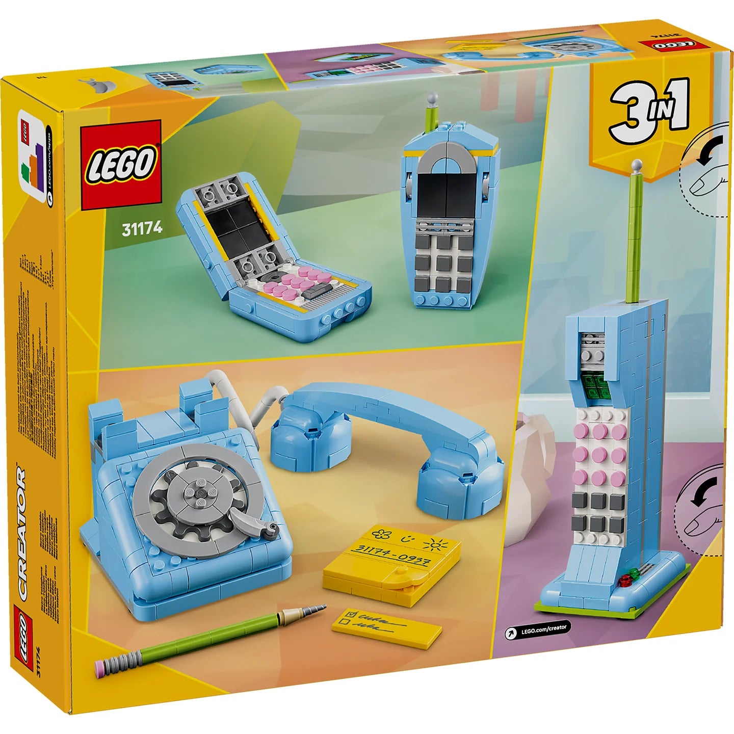 LEGO 31174 CREATOR RETRO TELEPHONE