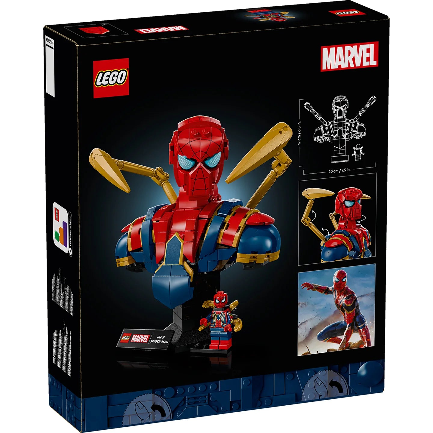 LEGO 76326 S/H IRON SPIDER-MAN BUST