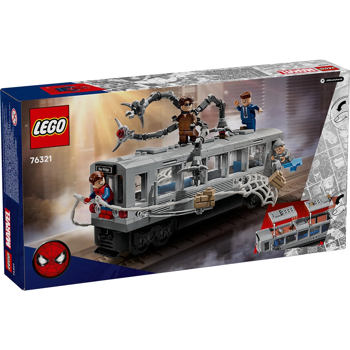 LEGO 76321 S/H SUBWAY TRAIN SCENE