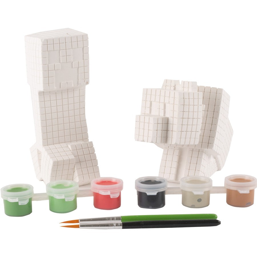 Paint Your Own Figurines 2Pk Minecraft