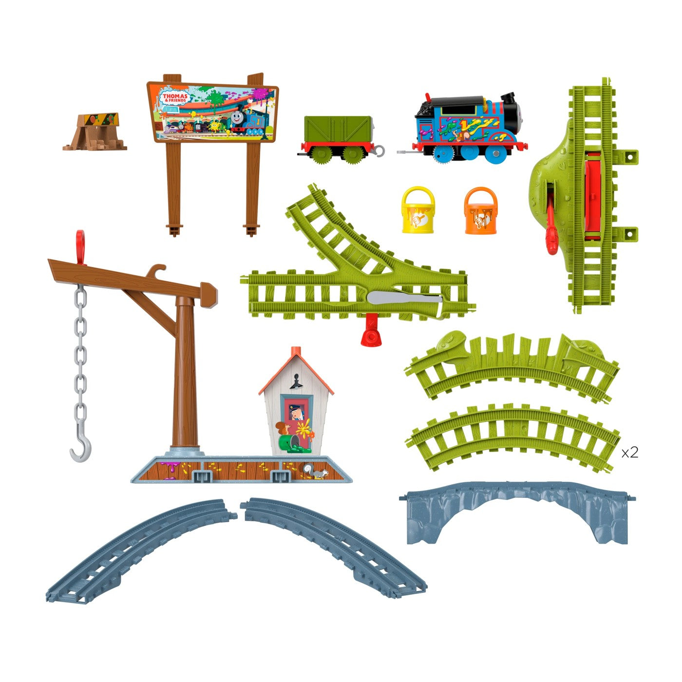 THOMAS & FRIENDS PAINT DELIVERY SET