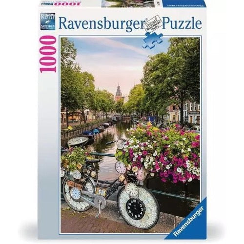 PUZZLE 1000PC BICYCLES IN AMSTERDAM NEW