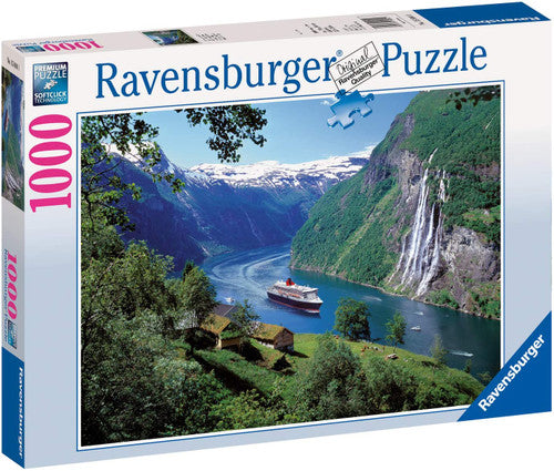 PUZZLE 1000PC NORWEGIAN FJORD NEW