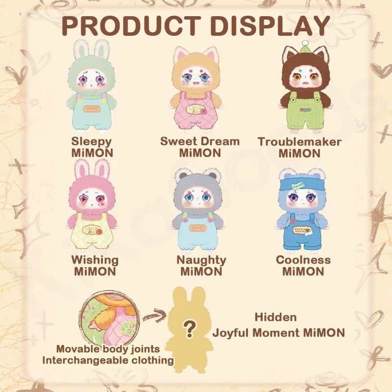 KIMMON MIMON PLUSH BLIND BOX
