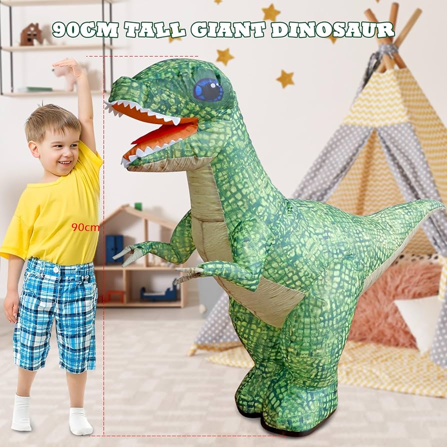 INFLATING 90CM DINOSAUR R/C